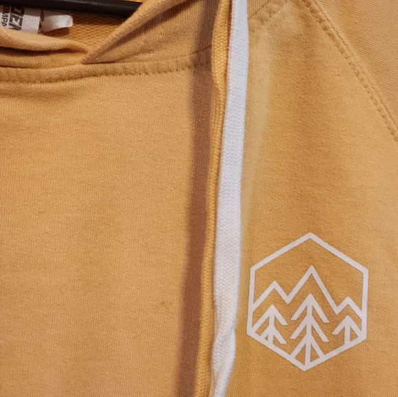 Men's Yellow Hoodie Size XL - Picture 4 of 6